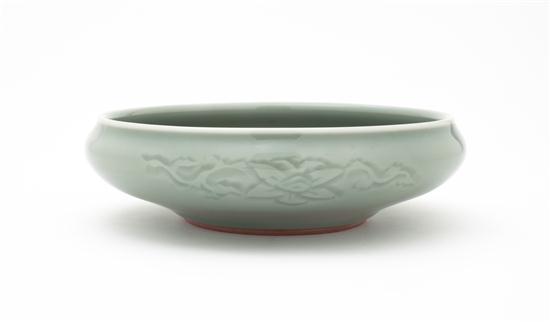 A Celadon Glazed Porcelain Bowl