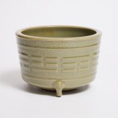 A Celadon-Glazed 'Trigram' Tri