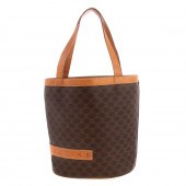 A CELINE MONOGRAM SMALL BUCKET
