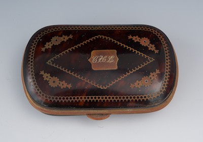 A Celluloid Compact Case Oblong