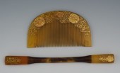 A Celluloid Decorative Comb an
