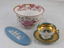 A ceramic bowl overglaze