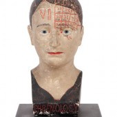 A Chalkware Phrenology Head
Am
