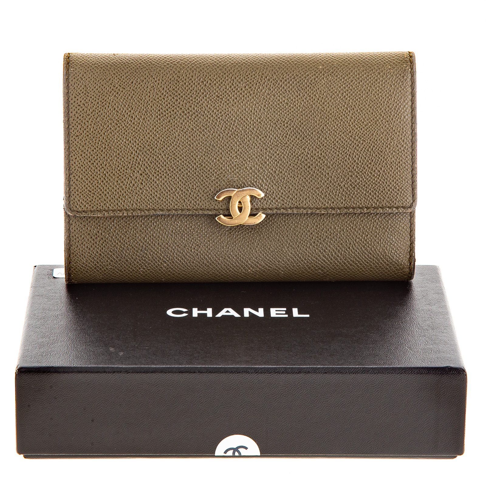 A CHANEL CC TRIFOLD FLAP WALLET A