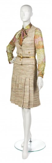 * A Chanel Couture Multicolor
