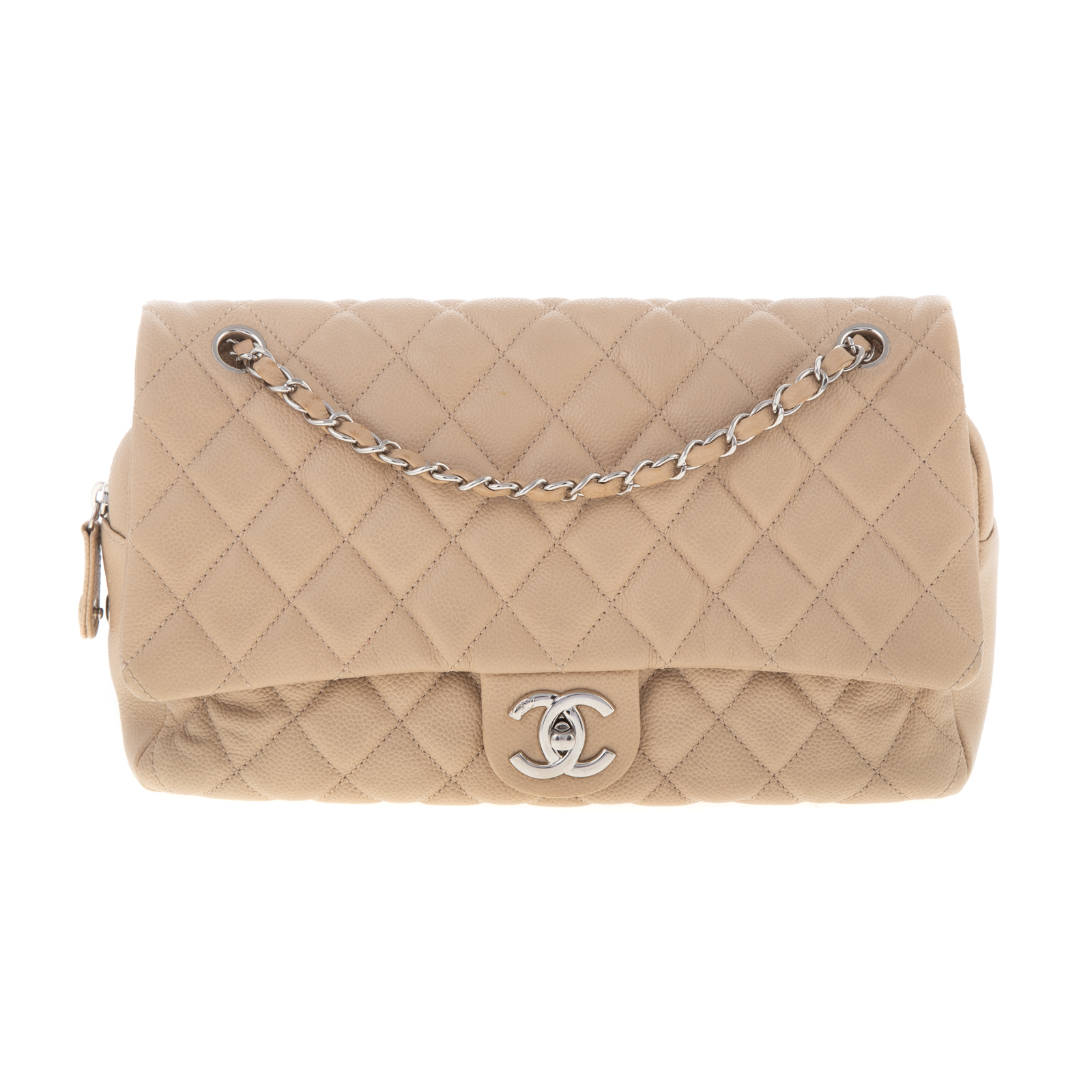 A CHANEL MEDIUM EASY FLAP BAG A