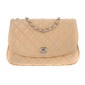 A CHANEL MESSENGER FLAP BAG A