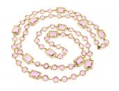 A Chanel Pink Crystal Chiclet