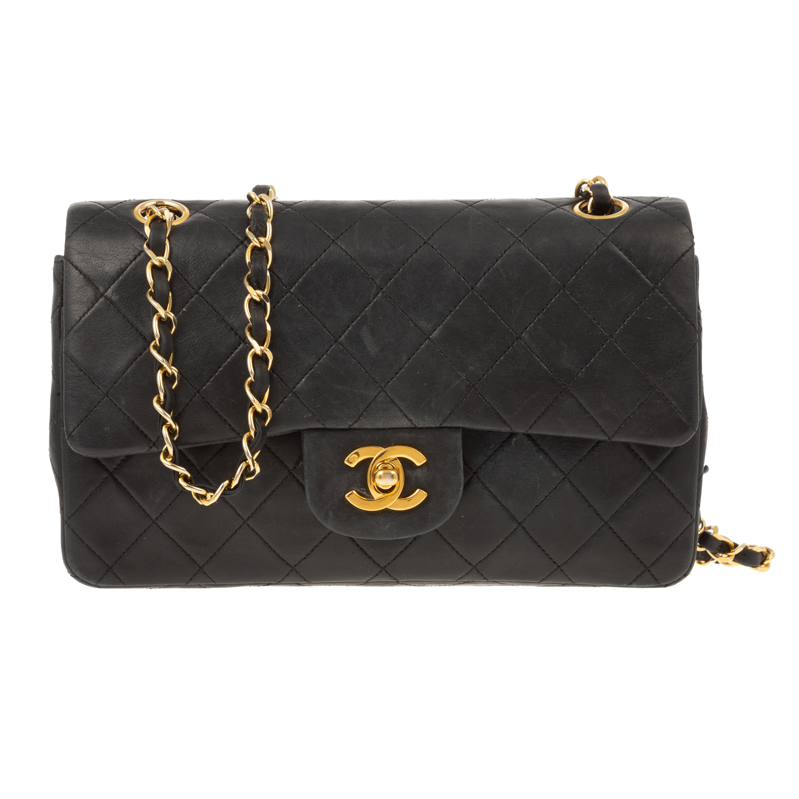 A CHANEL SMALL CLASSIC DOUBLE