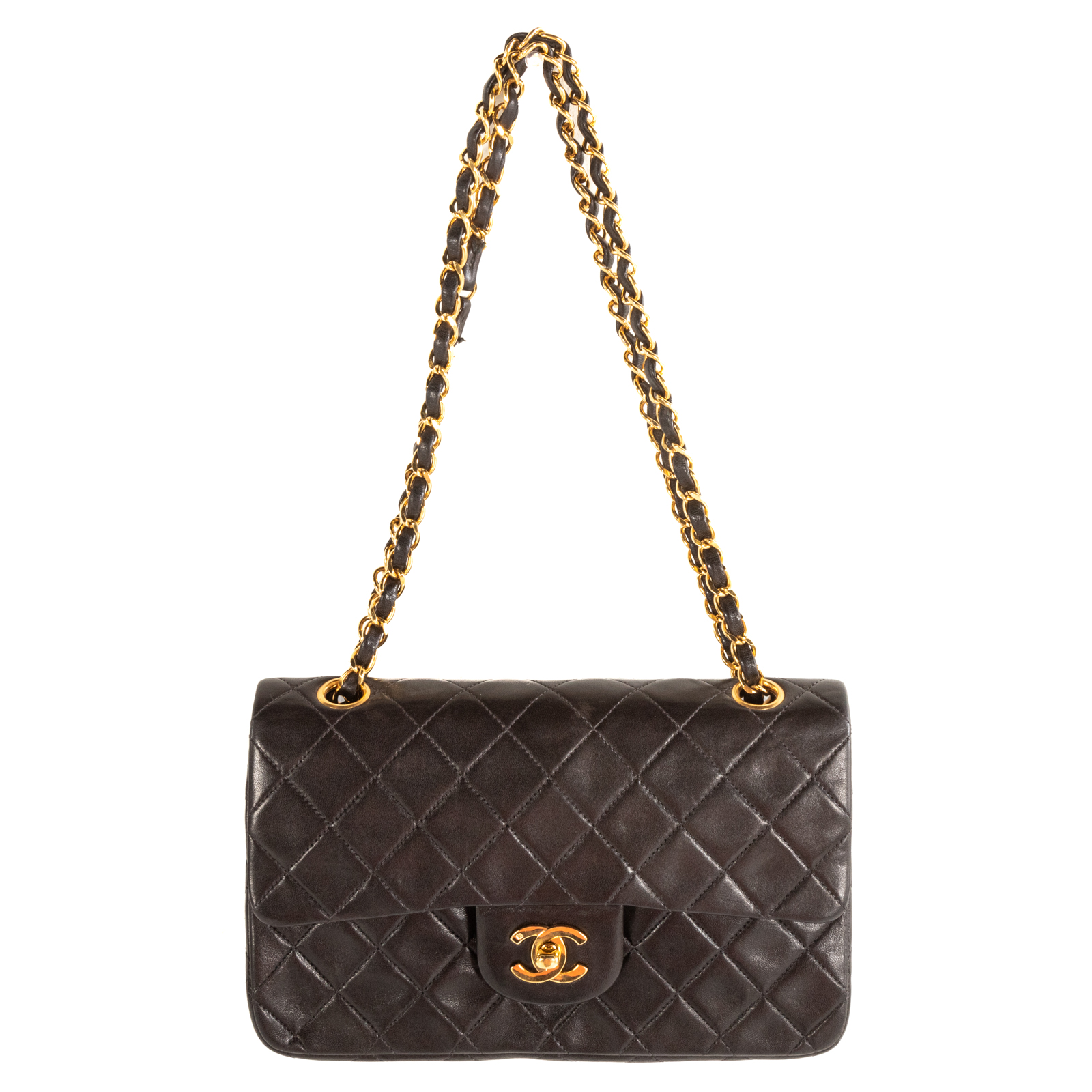 A CHANEL SMALL CLASSIC DOUBLE