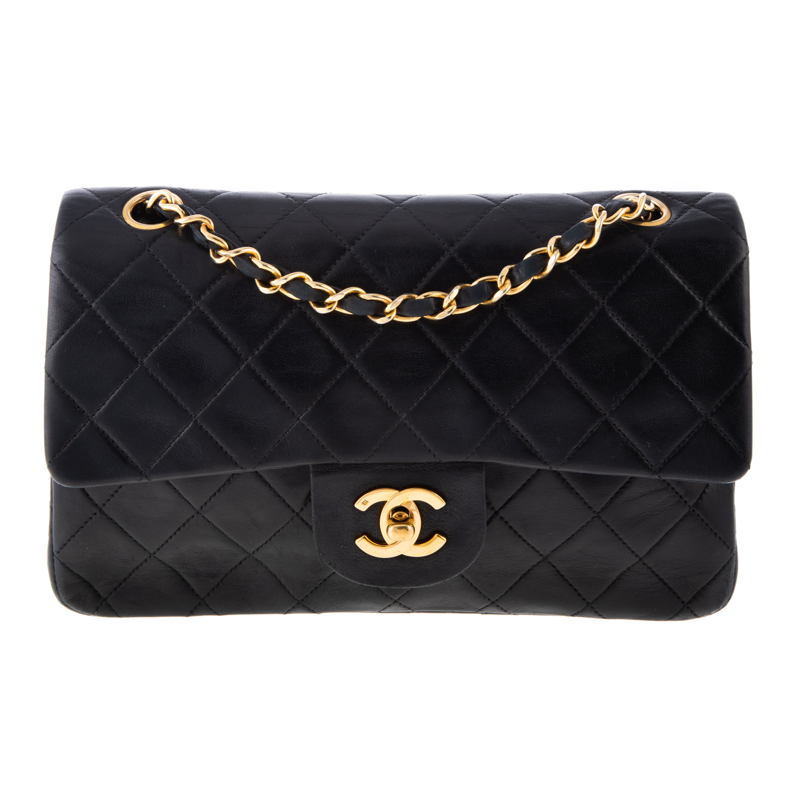 A CHANEL SMALL CLASSIC DOUBLE