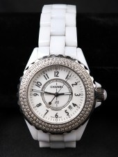 A Chanel style ladies wristwat