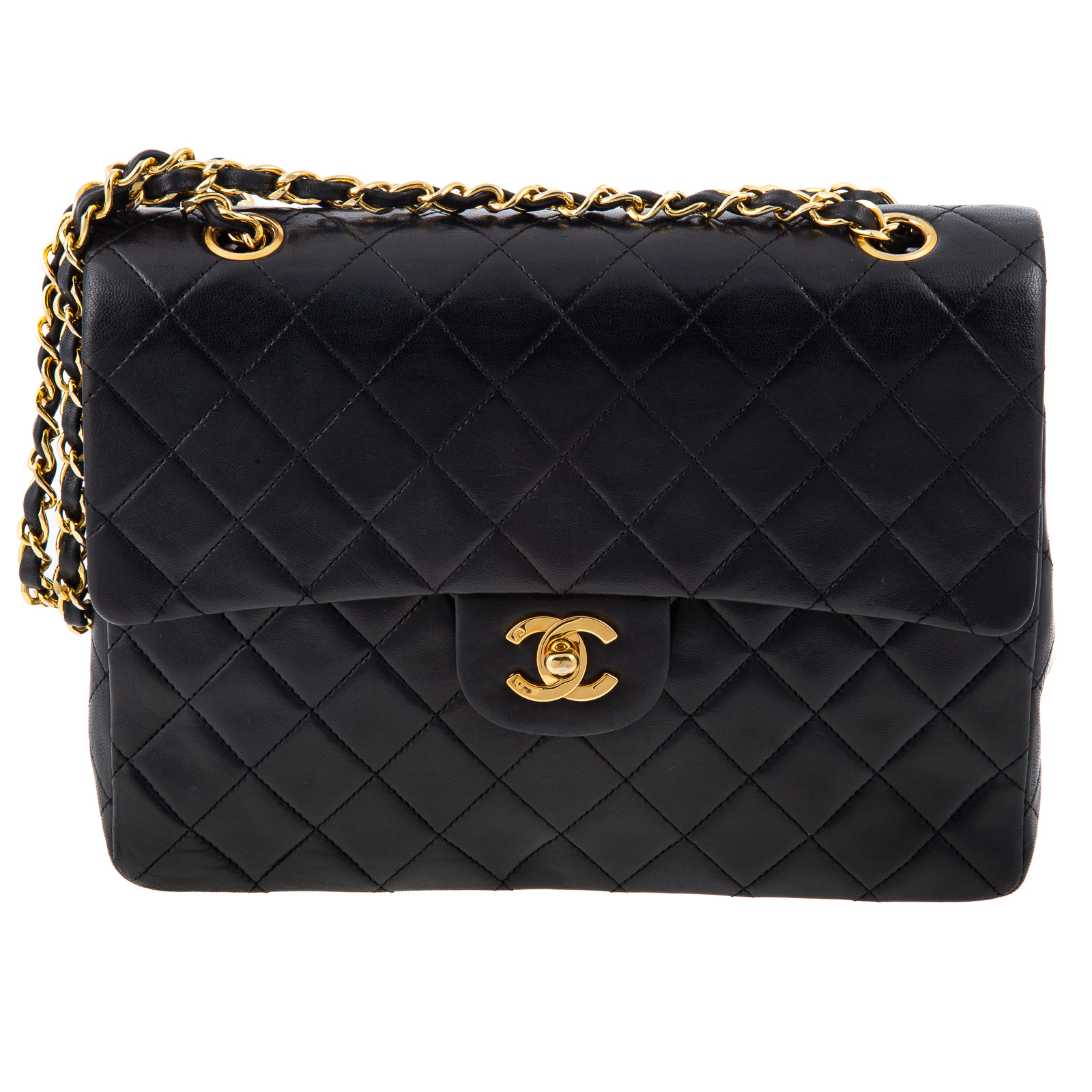 A CHANEL TALL CLASSIC DOUBLE FLAP A