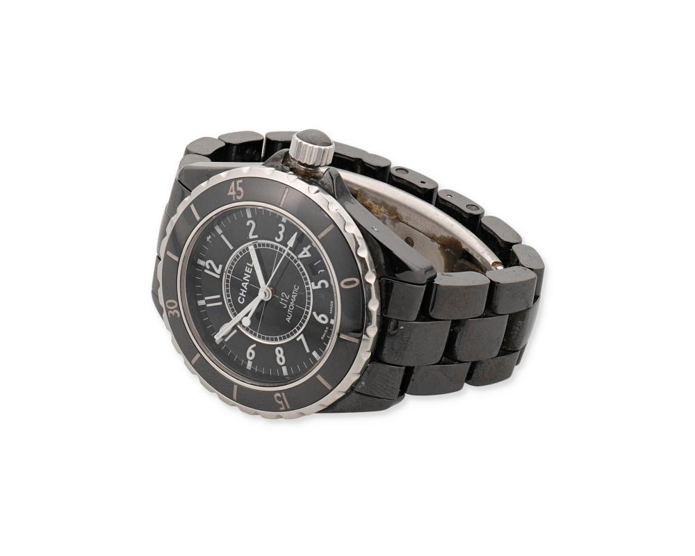 A CHANEL WRISTWATCH 'J12'A CHANEL