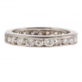 A CHANNEL SET DIAMOND ETERNITY