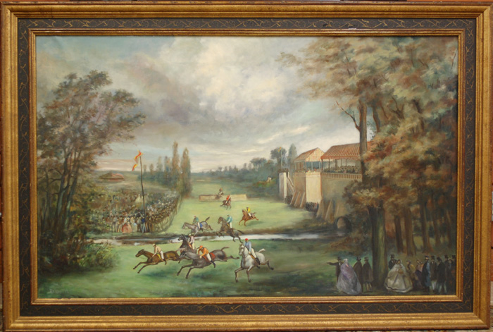 A. CHAPITEL OIL ON CANVAS (French