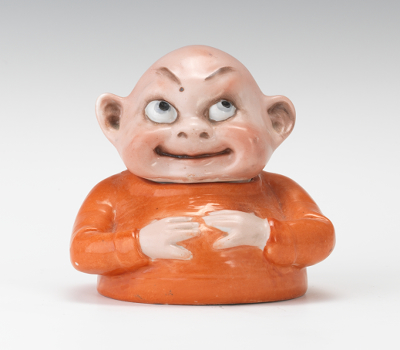 A Character Waist-Up Figural of A