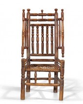 A CHARLES I ASH AND ELM TURNER