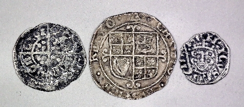 A Charles I hammered silver