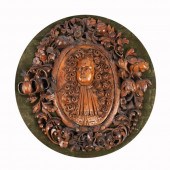 A CHARLES II CARVED LIMEWOOD P
