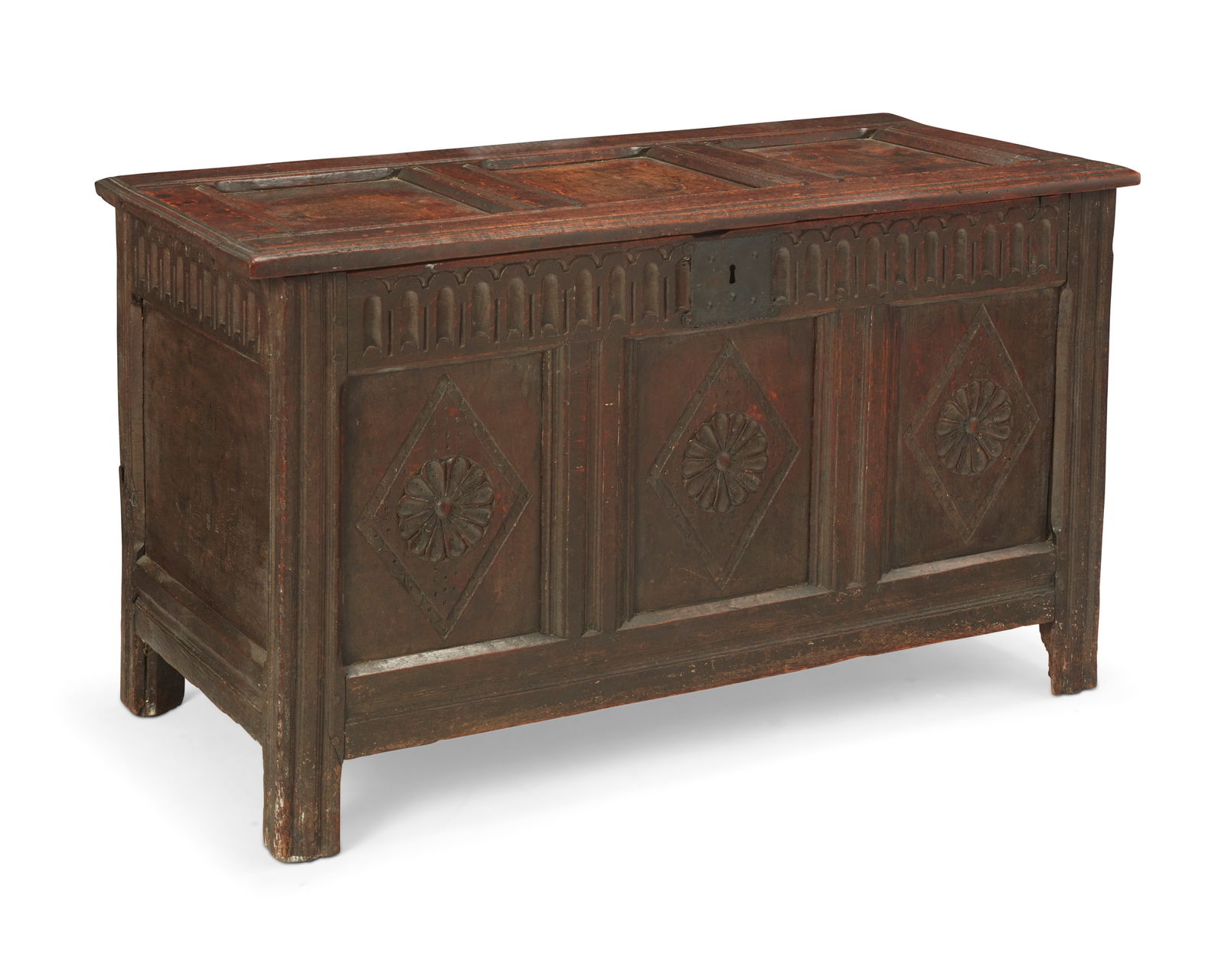 A CHARLES II COFFER CHESTA