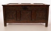 A Charles II oak coffer, proba