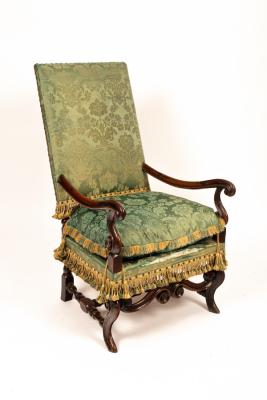 A Charles II walnut open high