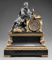 A Charles X Gilt and Patinated