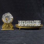 A CHARLES X GILT BRONZE MOUNTE