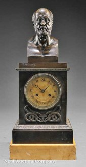 A Charles X Patinated Bronze a
