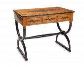 A CHARLES X-STYLE PARQUETRY DE
