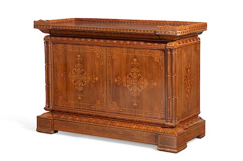 A CHARLES X THUYA AND SATINWOOD