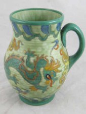 A Charlotte Rhead jug the tube