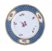 A CHELSEA-DERBY PLATE FROM THE