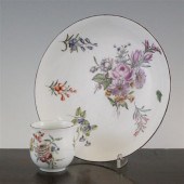A Chelsea saucer dish mid 18th