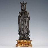 A CHENXIANG WOOD GUANYIN BUDDH