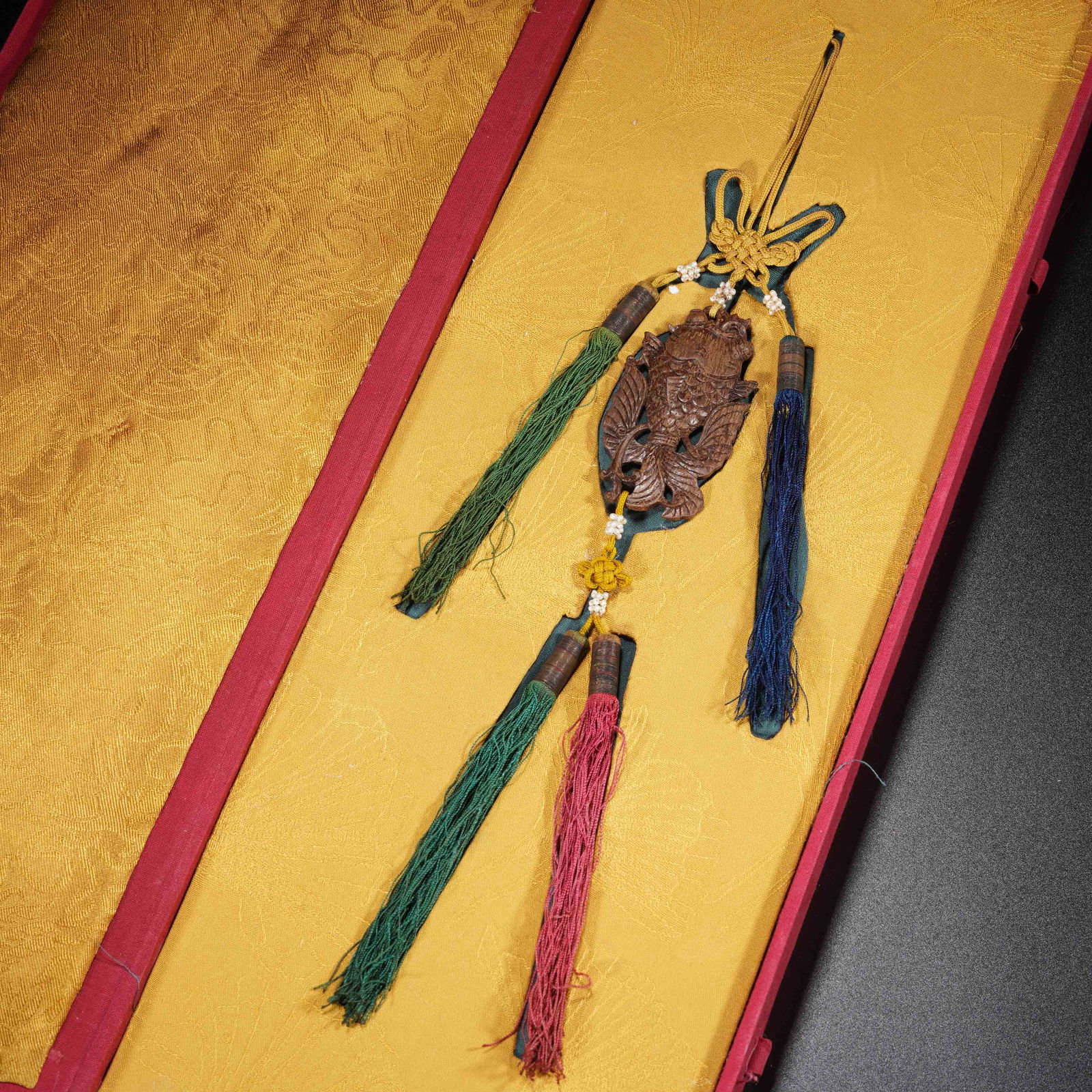 A CHENXIANG WOOD PLAQUE,QINGA
