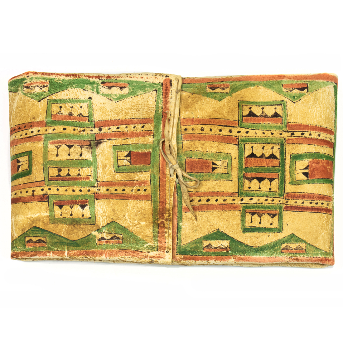 A CHEYENNE PARFLECHE POLYCHROME