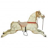 A CHILDRENS HOBBY HORSE A chil