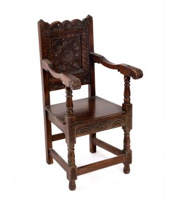 A child's 17th Century style oak