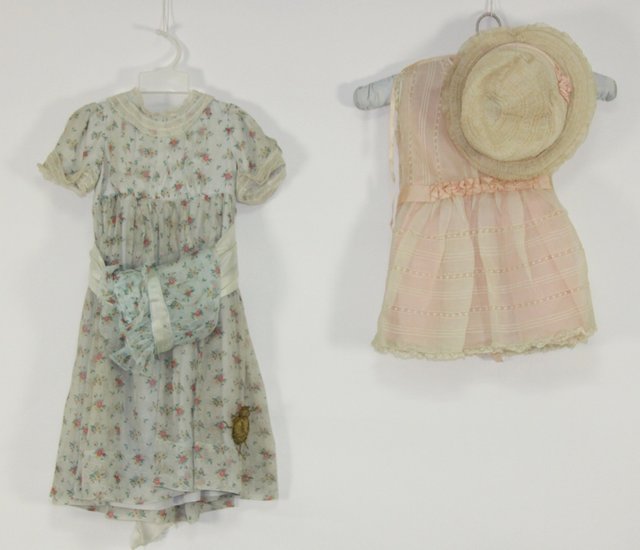 A child's chiffon dress circa