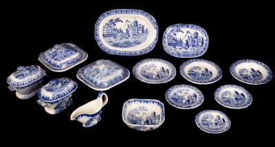 A child's early 19th Century blue