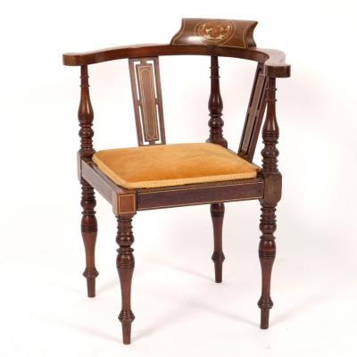 A child's Edwardian mahogany corner