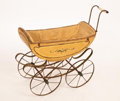 A child's Victorian doll's pram