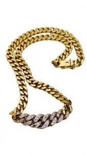 A CHIMENTO 18 KARAT WHITE & YE