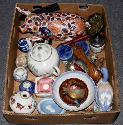 A china pig and other sundry