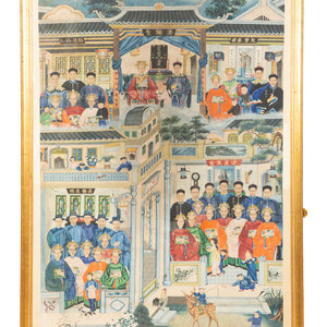 A Chinese Ancestor Portrait 19th
