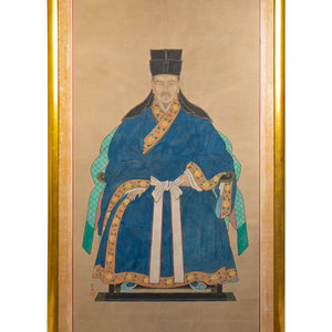 A Chinese Ancestor Portrait EARLY