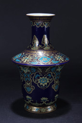 A CHINESE ANCIENT-FRAMING BLUE