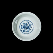 A Chinese Anhua Decorated Blue